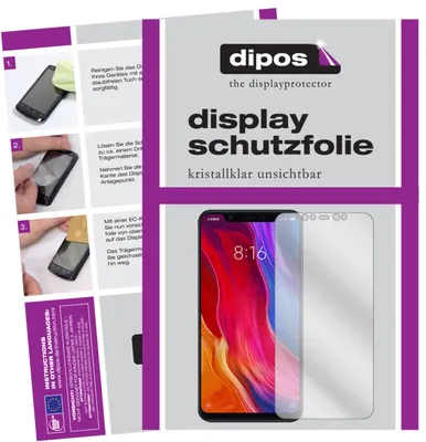 Produktbild von 6x Schutzfolie für Xiaomi Mi 8 SE klar Displayschutzfolie Folie Display Schutz