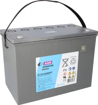 Produktbild von Exide Sprinter S12V3400PP 12V 92,8Ah Reinblei AGM Hochstromakku