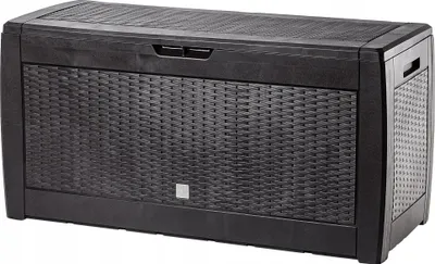 Obrázek produktu pro Box na zahradní doplňky – box na polštáře – 310 l – pro zahradu, balkon, terasu – venkovní úložný prostor – hnědý