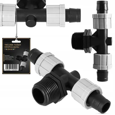 Produktbild von TRCR T-Stück Tropfbewässerungsband 3/4'' Kunststoff