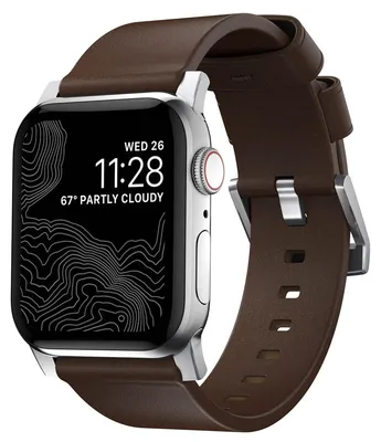 Produktbild von Nomad NM1A4RSM00, Band, Smartwatch, Braun, Apple, Apple Watch Sport, Apple Watch, Apple Watch Edition, Leder