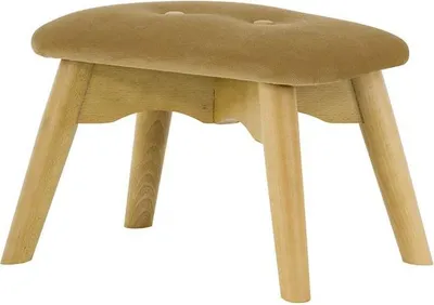 Image de Repose-pied Ducan Mini Velvet-Kronos 35-Chêne clair