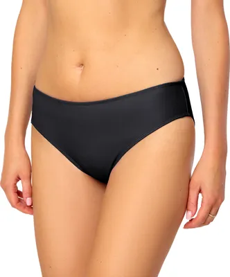 Produktbild von Bellivalini Damen Bikini Slip Badeshorts Badehose Bikinihose Bikini Unterteil VR-Brief-1 (Schwarz, XXL)