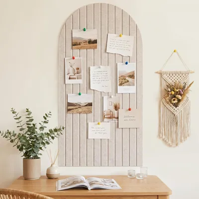 Produktbild von Omgoods – Faltbares Korkboard – 120 x 60 cm, Beige