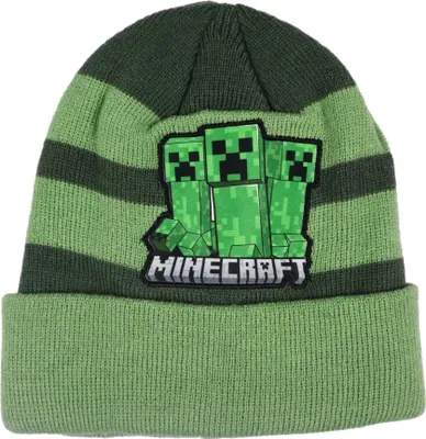 Produktbild von Minecraft Gamer Creeper Kinder Jungen Wintermütze Mütze – Grün / 54
