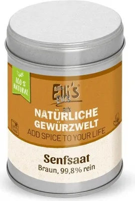 Produktbild von Senfsaat braun 99,8% rein - Ellis Gewürz