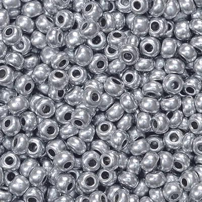 Imagen del producto de KNORR prandell 213118711. Perlas de cristal bohemio, diámetro 2,5 mm, color plateado