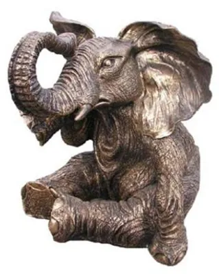 Obrázek produktu pro Sloní dekorativní figurka, socha, skulptura, 46 cm. Figurky, sochy, skulptury (A132)