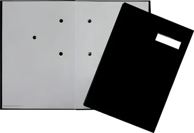 Produktbild von PAGNA Unterschriftsmappe Stoffeinband 20 Fächer schwarz