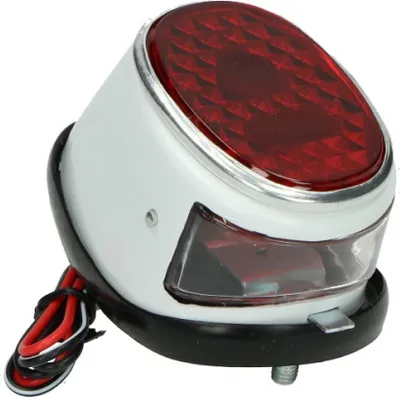 Obrázok produktu pre Zadné svetlo BestPrice, kompletná sada, biela guma, kompatibilné s modelmi Maxi/MS50/MV50/Puch