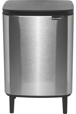 Image de Brabantia BO Mülleimer HI 12 l Matt Steel Fingerprint Proof