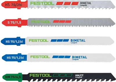 Immagine prodotto di Set di lame per seghetto alternativo Festool STS-Sort/21 P/M/B