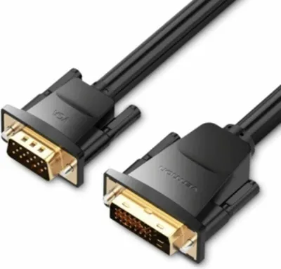 Obrázok produktu pre Vention EABBF, 1 m, DVI, VGA (D-Sub), Samec, Samec, Priamy