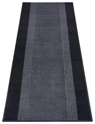 Zdjęcie produktu dla Hanse Home | Dywan nowoczesny Basic - 80 cm x 450 cm - Czarny - Elegancja i funkcjonalność