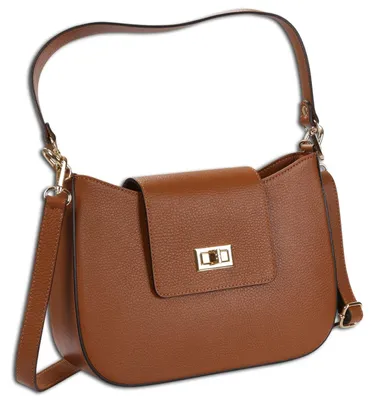 Immagine prodotto di Borsa a tracolla media Toscanto marrone cognac 28x20x8 cm OTT189SC5