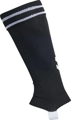 Produktbild von Hummel Element Football Sock Footless, Black/White, 1