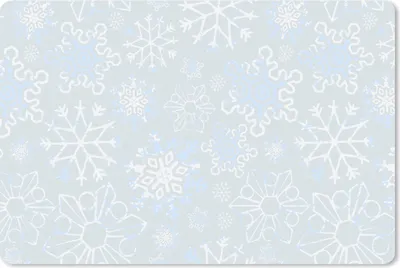 Produktbild von MuchoWow® Mauspad Mousepad Winter - Schneeflocke - Design 27x18 cm - Mousepads - Maus Mat - Pad - Mausunterlage - Büroartikel - Desk Matten