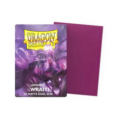 Produktbild von Dragon Shield Japanese Size Matte Dual Sleeves (60) Wraith