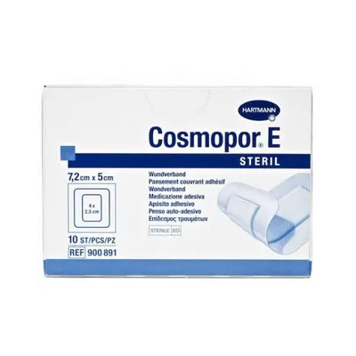 Obrázek produktu pro Hartmann Cosmopor E Sterilní savý adhezivní obvaz 7 2x5cm 10 ks