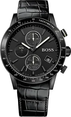 Produktbild von Hugo Boss Herrenuhr Edelstahl Leder Rafale Model HB1513389
