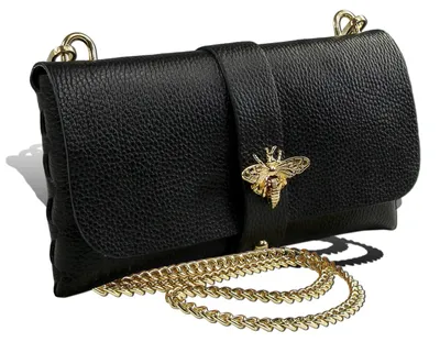 Immagine prodotto di Pochette Toscanto nera in pelle D2OTTM803SS