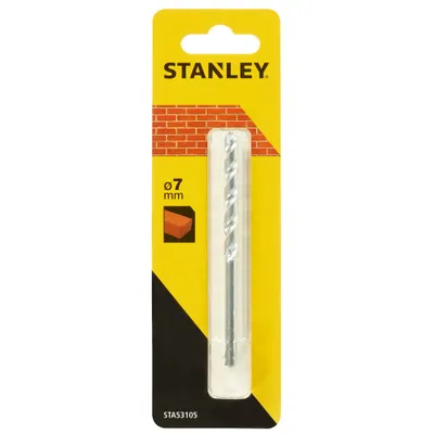 Obrázek produktu pro Stanley STA53105-QZ, Vrtačka, 7 mm, 100 mm, Zdivo, 5,4 cm, 1 kusů