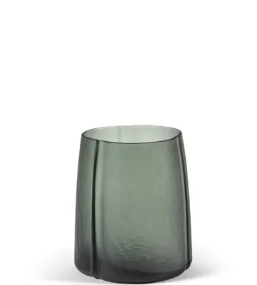Produktbild von Serax Vase „Dark Grey Shapes von Piet Boon“ Grau L 17,5 cm B 14,6 cm H 20 cm
