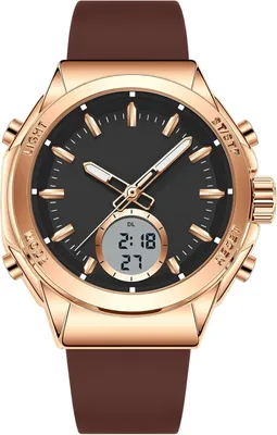 Imagen del producto de Reloj deportivo impermeable para mujer, con correa de silicona, pantalla dual (digital y analógica), alarma, fecha, luz nocturna, resistente al agua hasta 3 ATM, resistente a golpes. Ideal para deportes al aire libre y actividades físicas