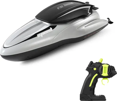 Produktbild von Ferngesteuertes Boot, wasserdichtes 2,4-GHz-Schnellboot fuer Pools und Seen, Mini-Spielzeug fuer Kinder, Erwachsene, Jungen und Maedchen
