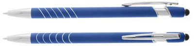 Produktbild von MPM-Quality Kugelschreiber Fatin Aluminium Dunkelblau mit Touchpen