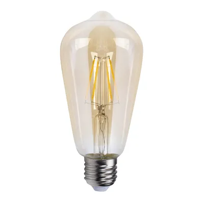 Image de Ampoule LED filament Edison ST64 4W E27 or extra blanc chaud 2500K