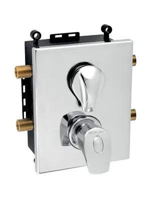 Produktbild von Novaservis Metalia 57 - Unterputz-Armatur für 2 Geräte, mit Thermostat, Körpereinbau, Chrom BOX57052RT,0