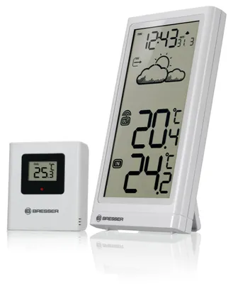 Produktbild von BRESSER RC Wetterstation Meteo Temp weiß 7004200GYE000