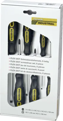 Zdjęcie produktu dla Proxxon Industrial FLEX-DOT Workshop Screwdriver set 6-piece Star TH