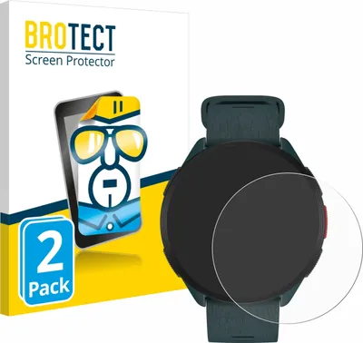 Produktbild von 2x Für Polar Pacer Schutzfolie BROTECT Displayschutz Display Schutz Folie Klar Transparent