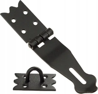 Produktbild von Einsteckschloss FEINZ 160 X 35 mm Schwarz Robust Sicher für Türen und Tore
