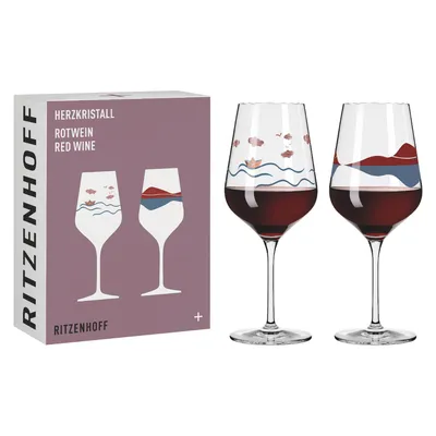 Image de Ritzenhoff Verre à vin rouge Cœur de cristal H23
