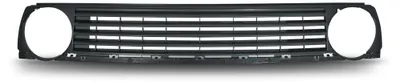 Kühlergrill Sportgrill Gitter Front Grill ohne Emblem Schwarz für VW Golf 2 II – Produktansicht