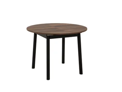 Obrázok produktu pre Skye Decor, Rozkladací jedálenský stôl - Duvasa 5 (orech + ?ierna) (pre 4 osoby)