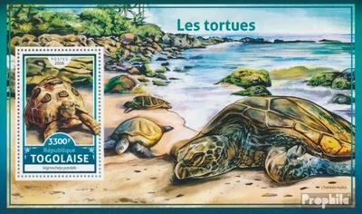 Produktbild von Briefmarken Togo 2016 Mi Block 1380 (kompl. Ausgabe) postfrisch Schildkröten