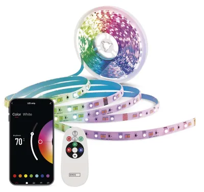 GoSmart LED pásek WiFi 5 m, 22W, 1400lm, RGB/CCT