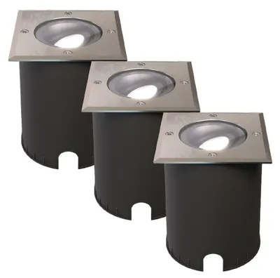 Produktbild von hoftronic LED Bodeneinbaustrahler 4,5W GU10 6500K dimmbar Edelstahl IP67