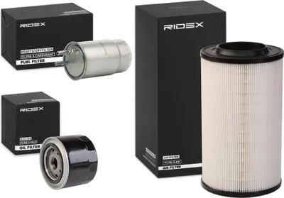 Produktbild von RIDEX Filterset Inspektionspaket Filtersatz für FIAT Ducato Kastenwagen (250, 290) Ducato Pritsche / Fahrgestell (250, 290) Ducato Bus (250, 290)