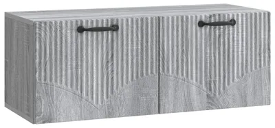 Produktbild von Wandmontierter TV-Schrank Graues Sonoma 78,5 x 31 x 30 cm