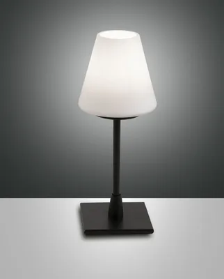 Produktbild von Fabas Luce Tischleuchte Lucy G9 Ø100mm Warmweiß Schwarz dimmbar