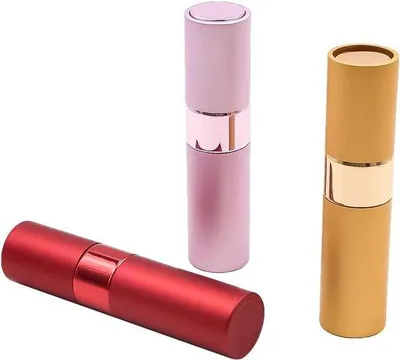 Obrázek produktu pro Malé parfémové spreje 8 ml, sada 3 ks, zlatá, fialová, červená