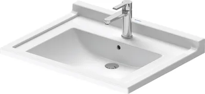Produktbild von Waschtisch STARCK 3 VITAL m ÜL HLB 700x545mm 1 Hahnloch weiß WG weiß