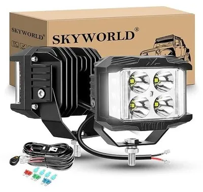 Zdjęcie produktu dla Lampa robocza LED stroboskopowa 35W do samochodu ciężarówki 2 szt