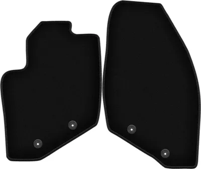 Image de Wielganizator Tapis avant de sol velours sur-mesure pour Volvo S60 I (2000-2009, liftback) noir, jeu 2 pièces, fixations