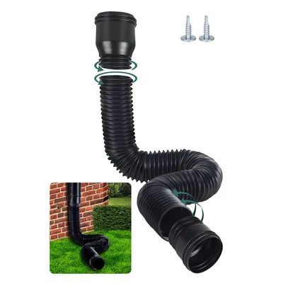 Produktbild von Fallrohrverlängerung für Dachrinne & Regenwasserrohr, 47–150 cm, Abflussrohr, Gartenrohr Erweiterung